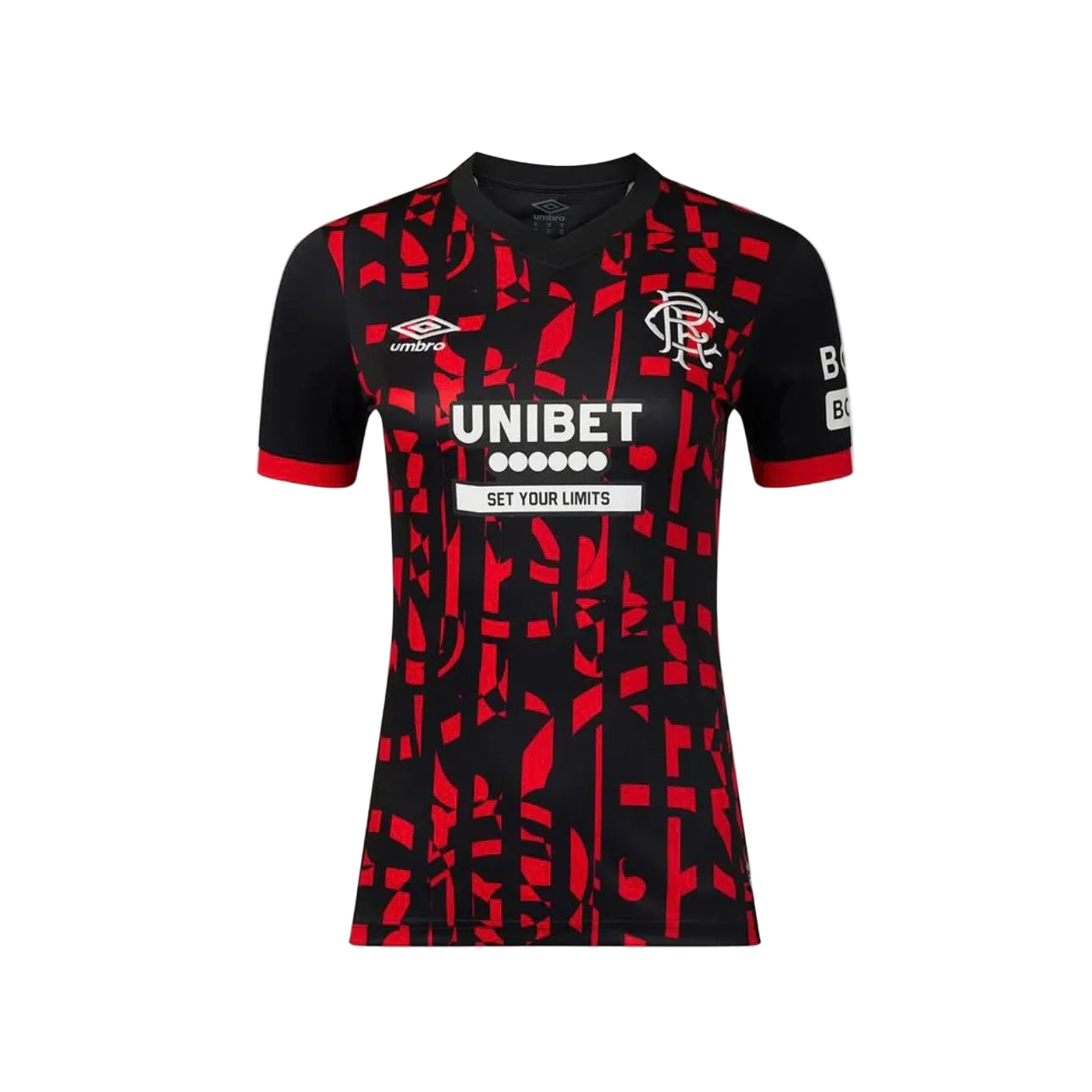 Camisola Feminina Terceira 2026/27 vermelha/preta