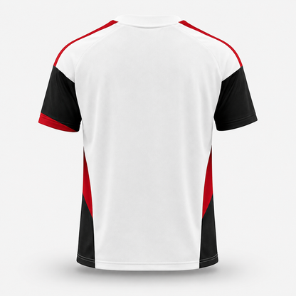 Conjunto de treino adulto águia branco e preto/vermelho 2026/27