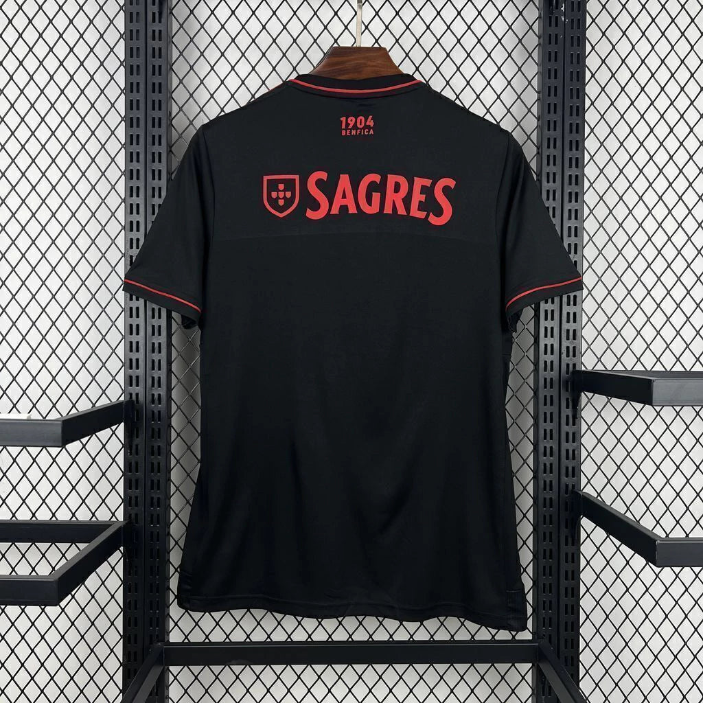 Camisola S L B retrô terceira CINZA e PRETA 2021/22