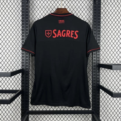 Camisola S L B retrô terceira CINZA e PRETA 2021/22