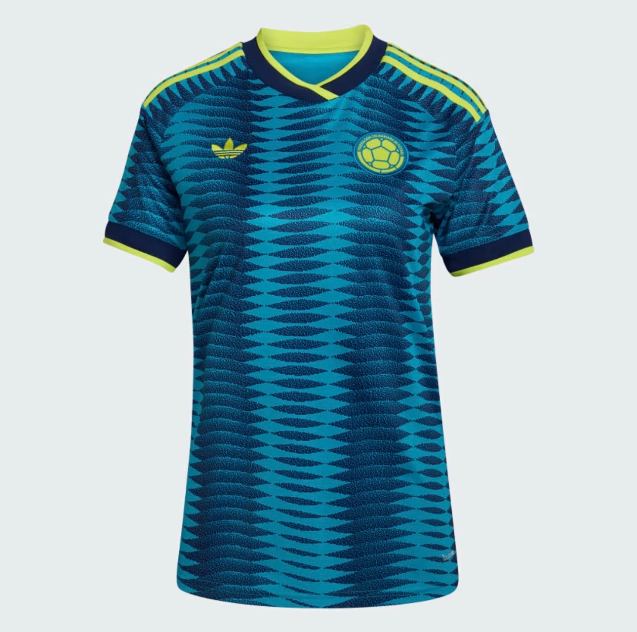 Camisola Colômbia FEMININA alternativa Copa do Mundo 2026 - azul