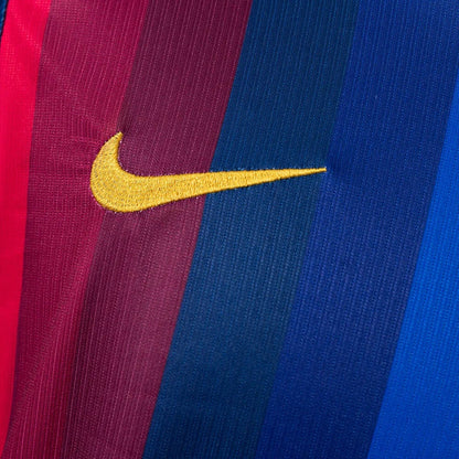 Camisola Barcelona home azul e vermelho 2026/27 - MANGA LONGA