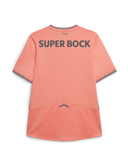 Camisola segundo equipamento rosa 2025/26 simbolo bordado