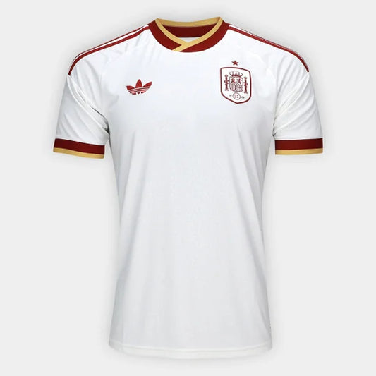 Camisola Seleção da Espanha alternativa branca - Copa do Mundo 2026