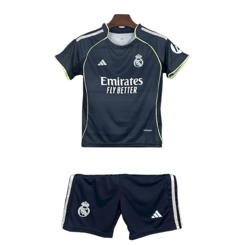 Conjunto Infantil Real Madrid alternativo 2025/26