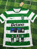 Camisola principal 2025/26 verde e branca - LANÇAMENTO