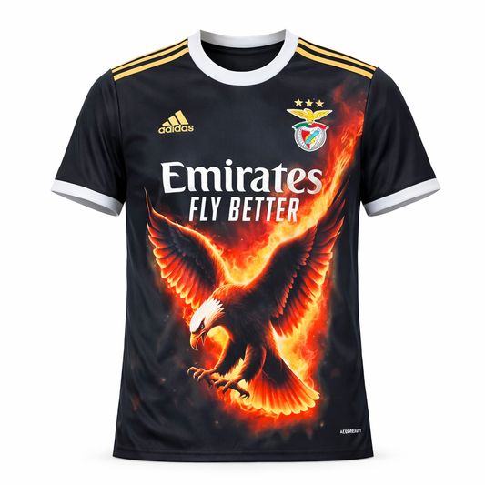 Camisola S L B concept ÁGUIA preta 2025/26 - exclusiva
