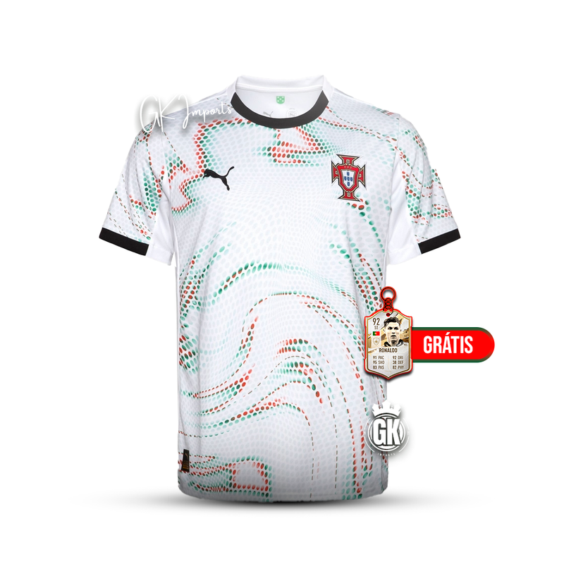 Camisola Seleção Portugal branca alternativa 2025