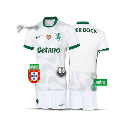 Conjunto infantil alternativo branco 2025/26