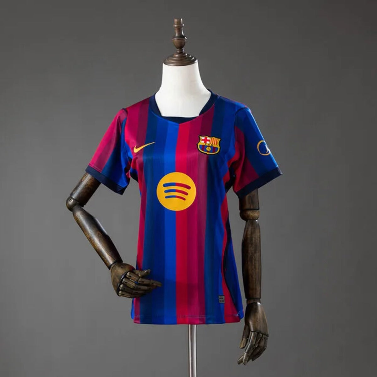 Camisola Barcelona FEMININA home azul e vermelho 2026/27