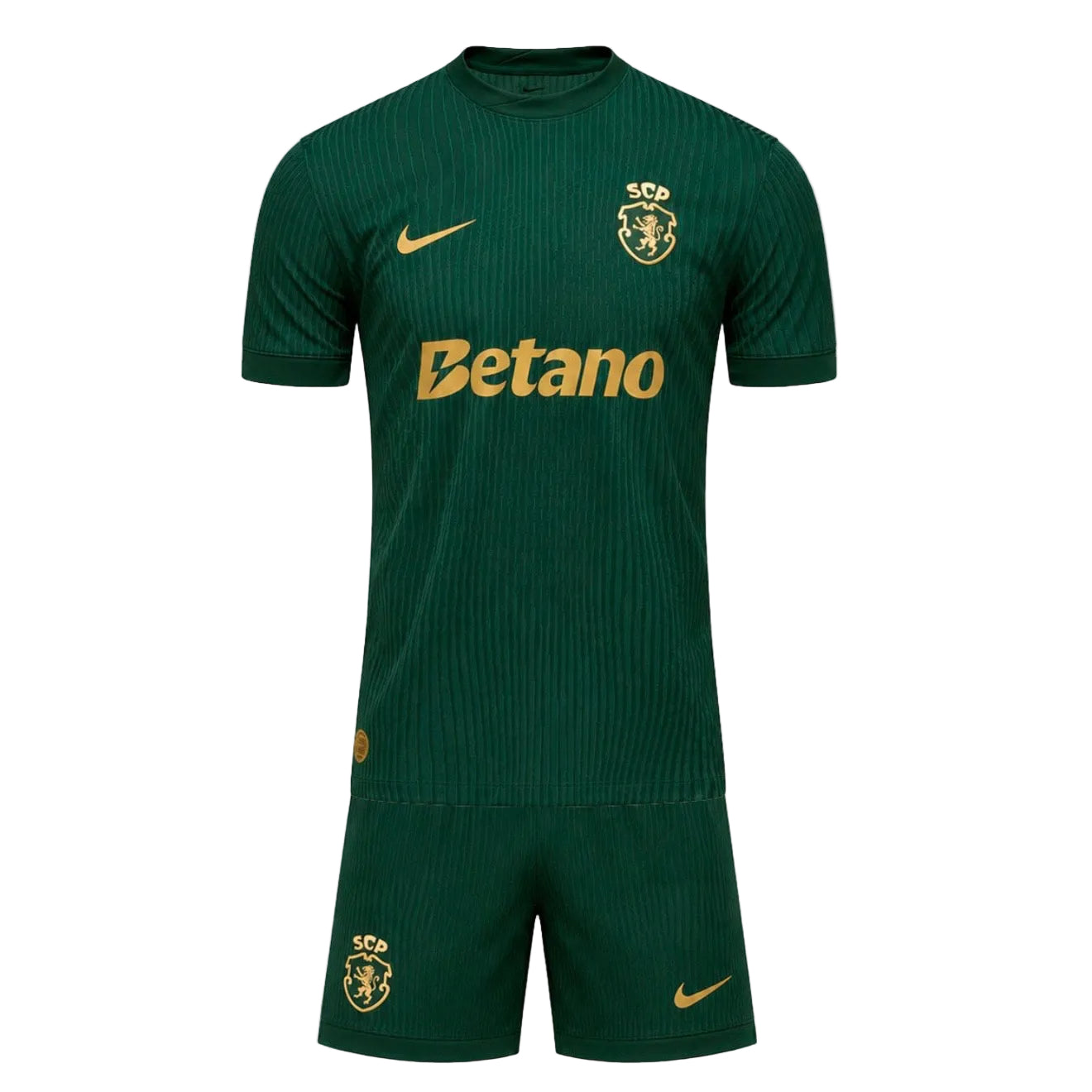 Conjunto infantil S C P comemorativa 120 anos verde 2026/27 - [pré venda: 11 a 22 dias úteis]