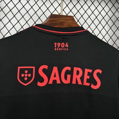 Camisola S L B retrô terceira CINZA e PRETA 2021/22