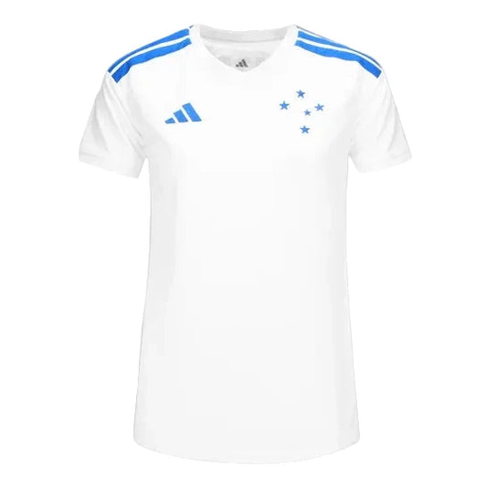 Camisola Feminina Cruzeiro Alternativa Branca 2026/27