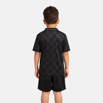 Conjunto infantil Seleção Portugal edição especial pantera negra EUSÉBIO preta 2025/26