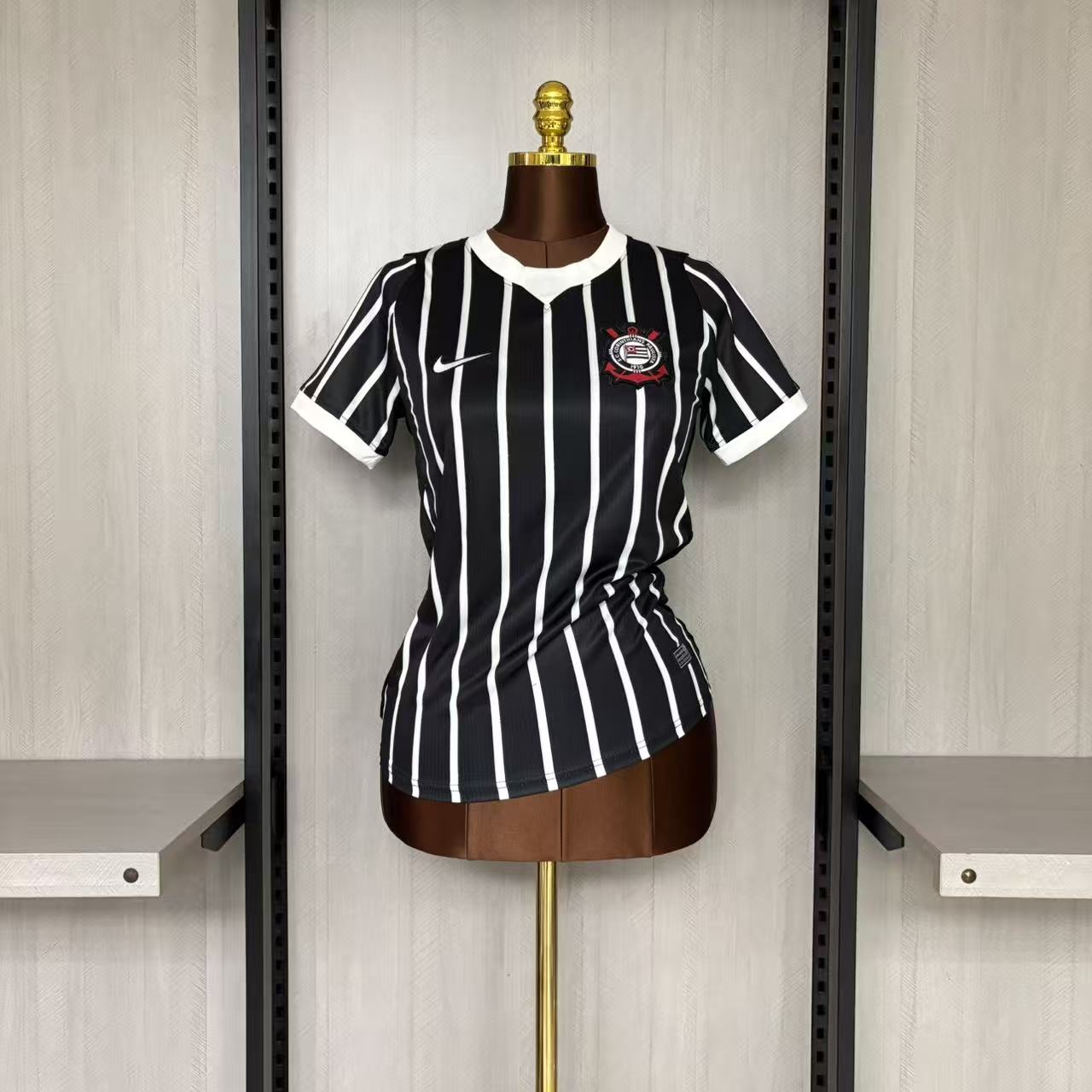 Camisola Feminina Away preta 2026/27