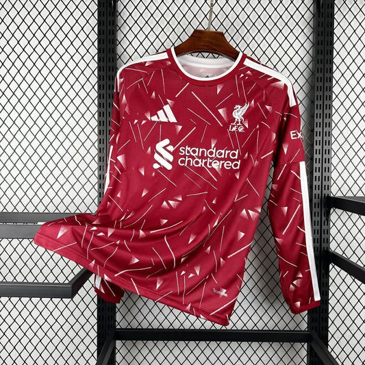 Camisola Liverpool principal 2026/27 - MANGA LONGA