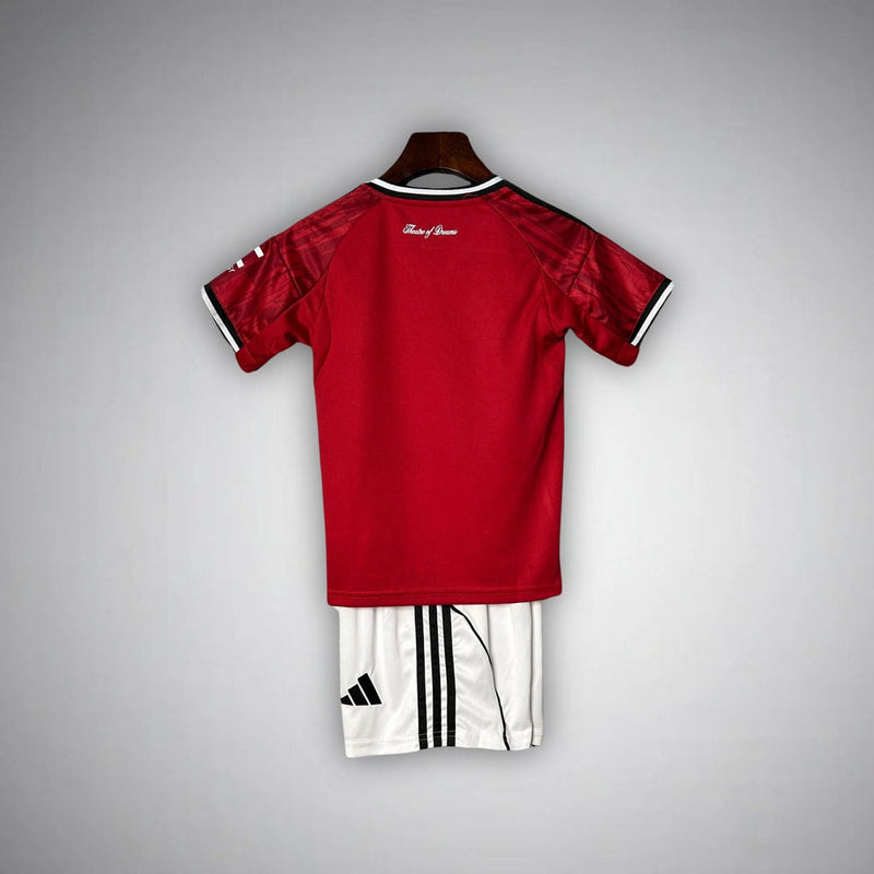 Conjunto Infantil Manchester United home 2025/26