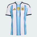 Camisola Seleção da Argentina principal branca/azul - Copa do Mundo 2026