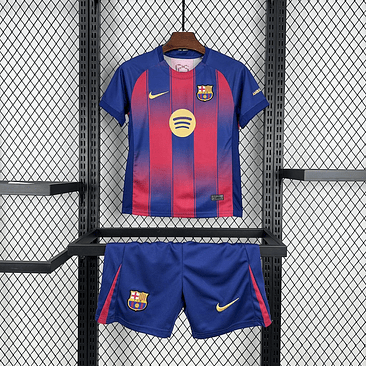 Conjunto Infantil Barcelona home 2025/26
