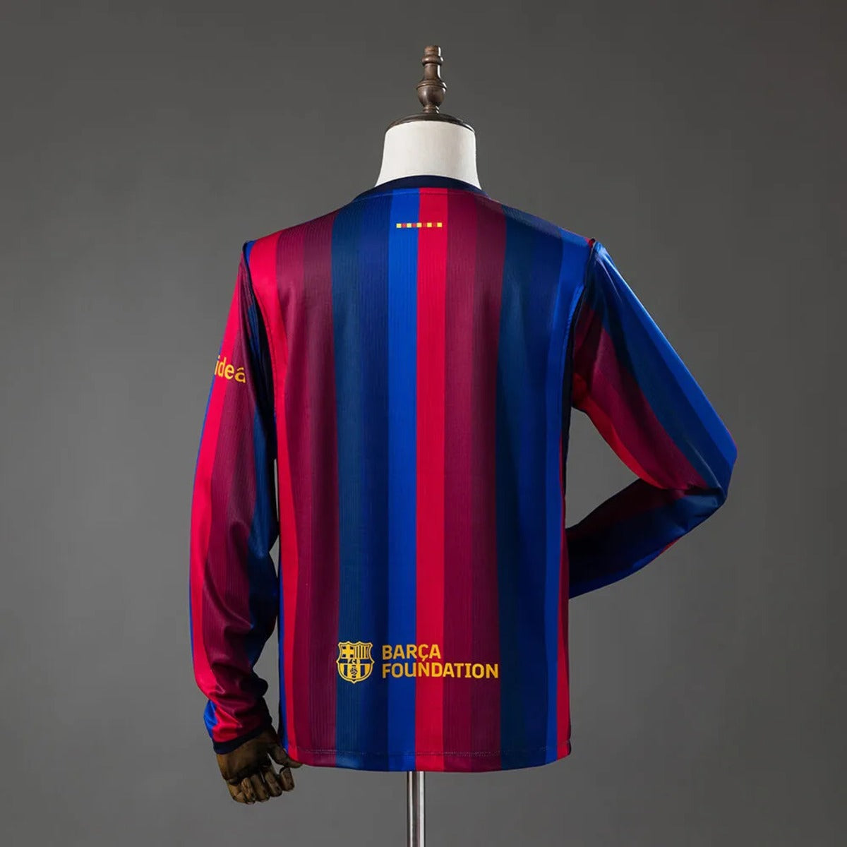 Camisola Barcelona home azul e vermelho 2026/27 - MANGA LONGA