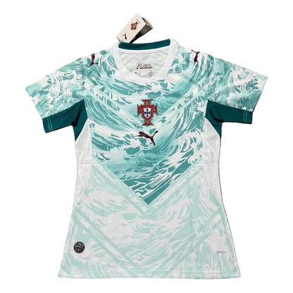 Camisola Feminina Seleção Portugal azul alternativa COPA DO MUNDO 2026