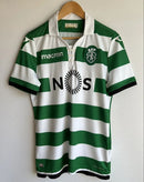 Camisola retrô principal 2018/19 verde e branca