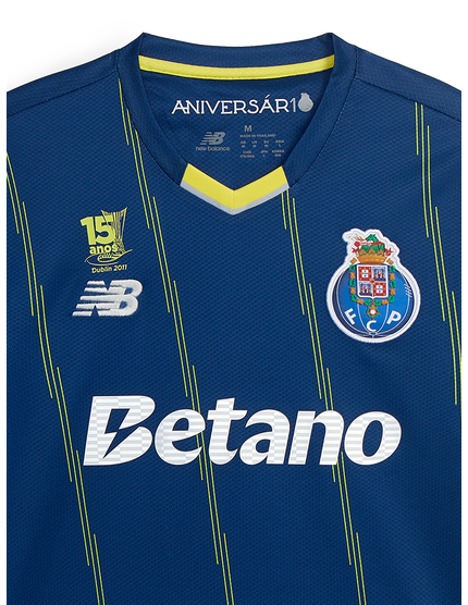 Camisola quarto equipamento 2026/27 azul – COM BADGE CELEBRAÇÃO LIGA EUROPA DUBLIN