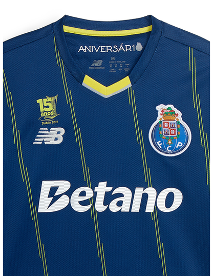 Camisola quarto equipamento 2026/27 azul – COM BADGE CELEBRAÇÃO LIGA EUROPA DUBLIN