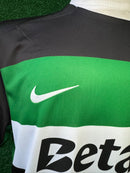 Camisola principal verde/branca/preta 2024/25