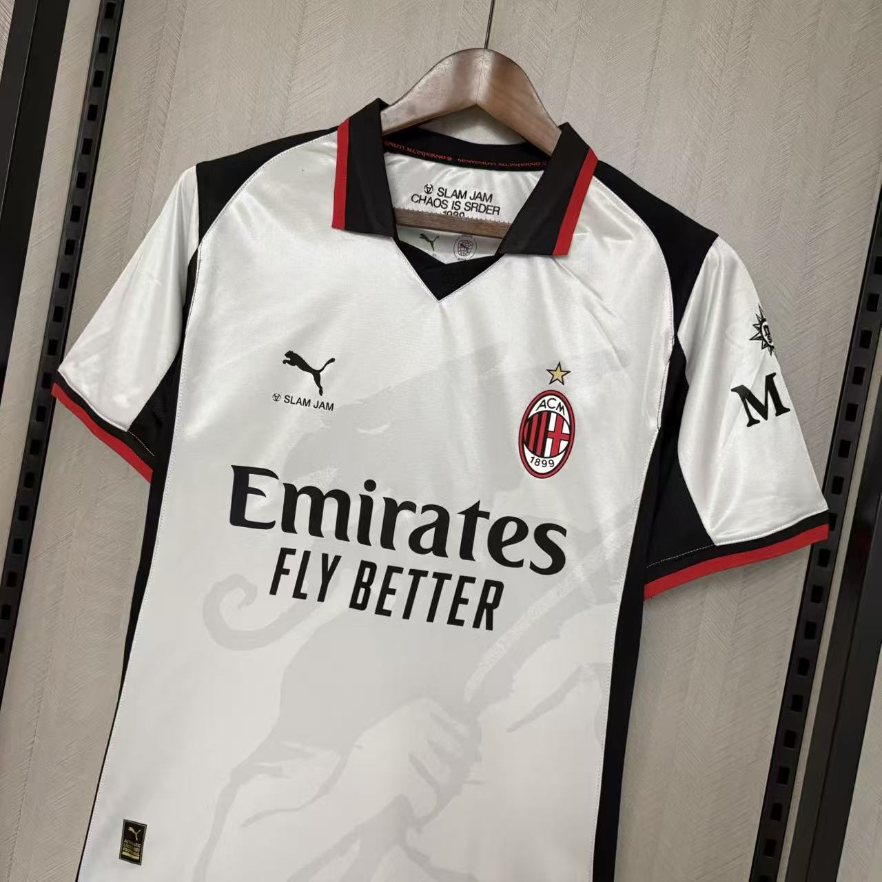 Camisola Milan Quarta - Special Edition Slam Jam 2026/27 - cinza