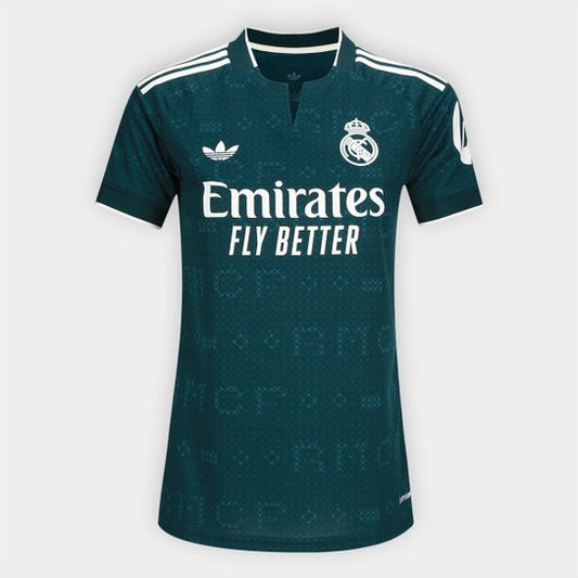 Camisola Real Madrid FEMININA alternativa verde 2026/27