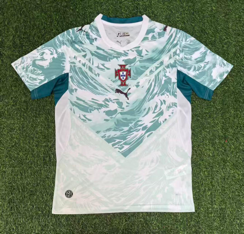 Camisola Seleção Portugal alternativa azul/branca COPA DO MUNDO 2026