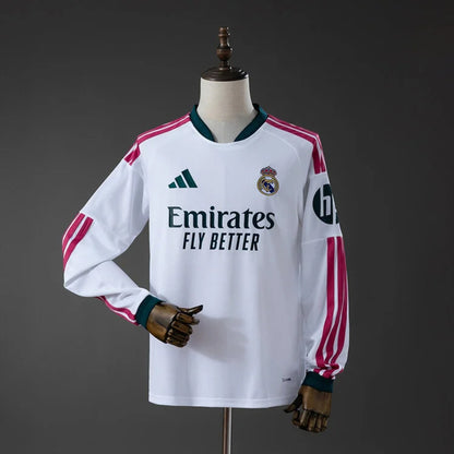 Camisola Real Madrid branca Home 2026/27 - MANGA LONGA
