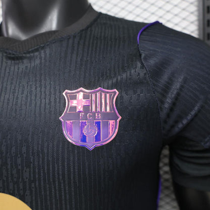 Camisola Barcelona alternativa preta/roxa 2026/27 - PLAYER