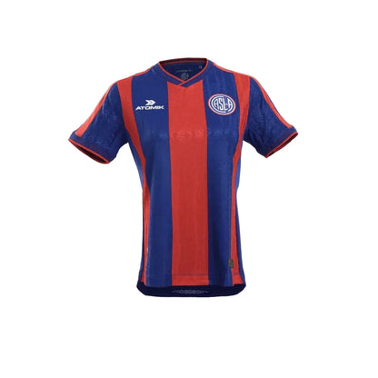 Camisola Feminina principal vermelha/azul 2026/27