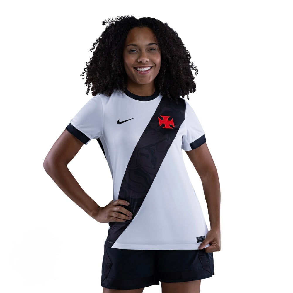 Camisola Feminina Vasco da Gama branca alternativa 2026/27