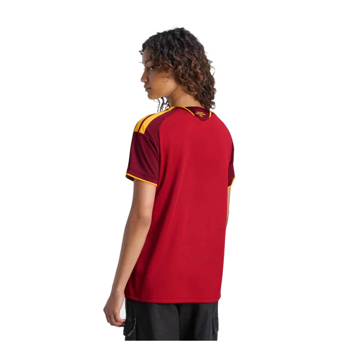 Camisola Feminina AS Roma Principal Vermelha 2026/27 – imagem 4