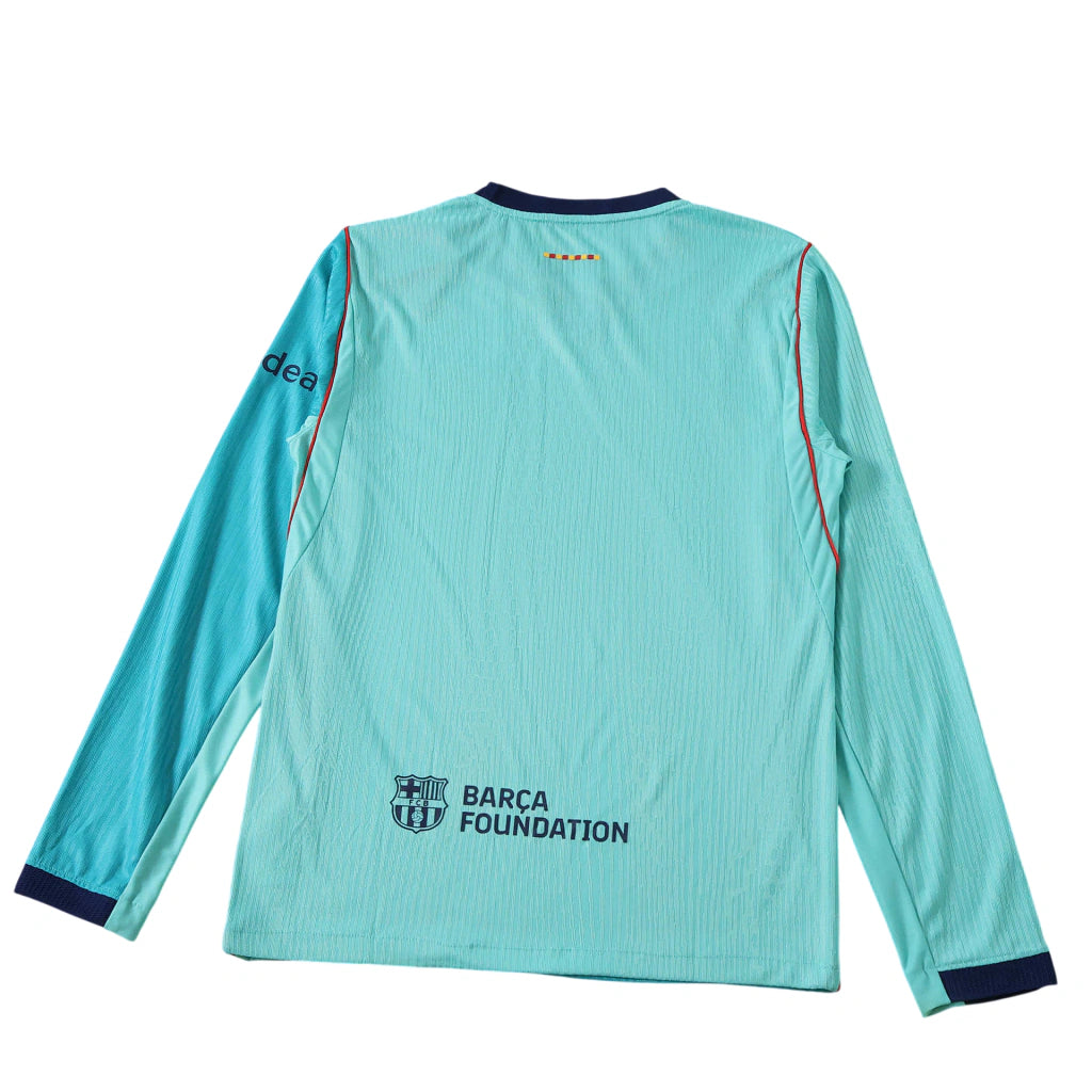 Camisola Barcelona terceira azul 2026/27 - MANGA LONGA
