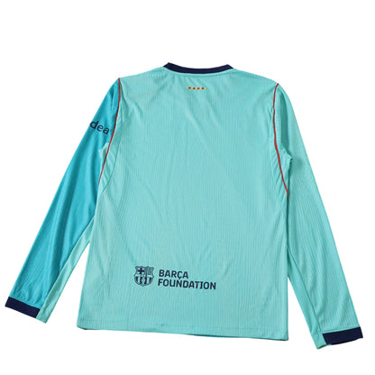 Camisola Barcelona terceira azul 2026/27 - MANGA LONGA