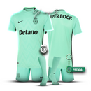 Conjunto infantil COM MEIAS terceiro equipamento verde 2025/26 - LANÇAMENTO