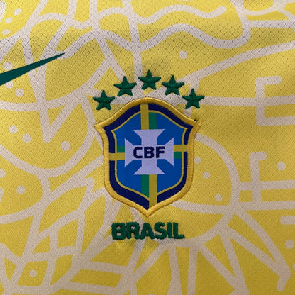 Body bebé Brasil Amarelo - 2025