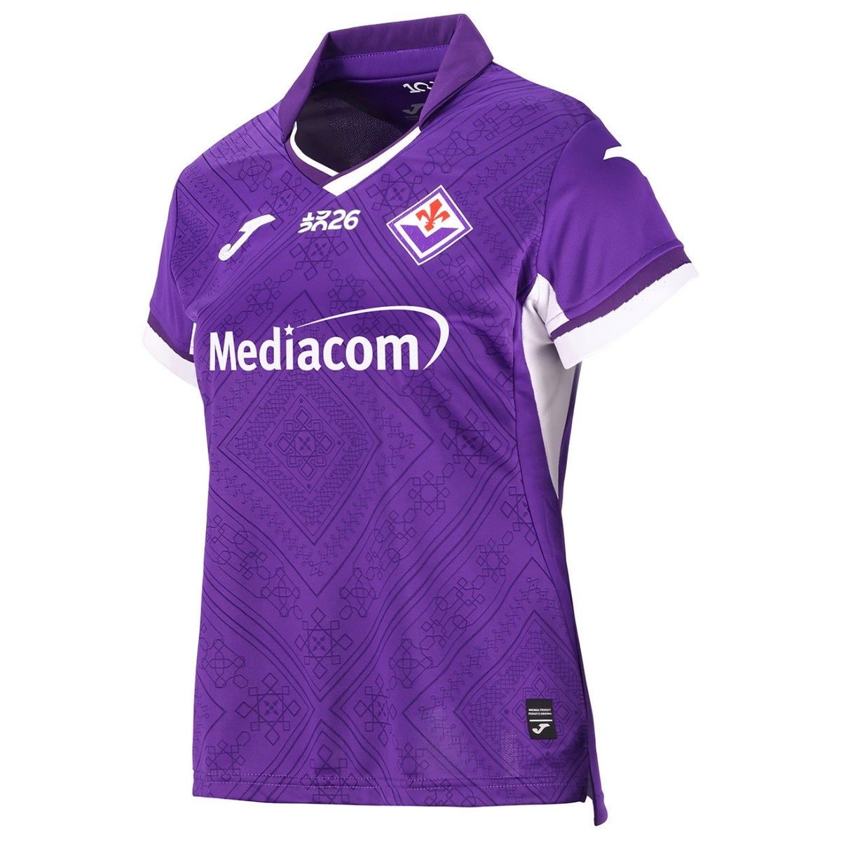 Camisola Feminina Fiorentina Principal Roxa 2026/27 – imagem 2
