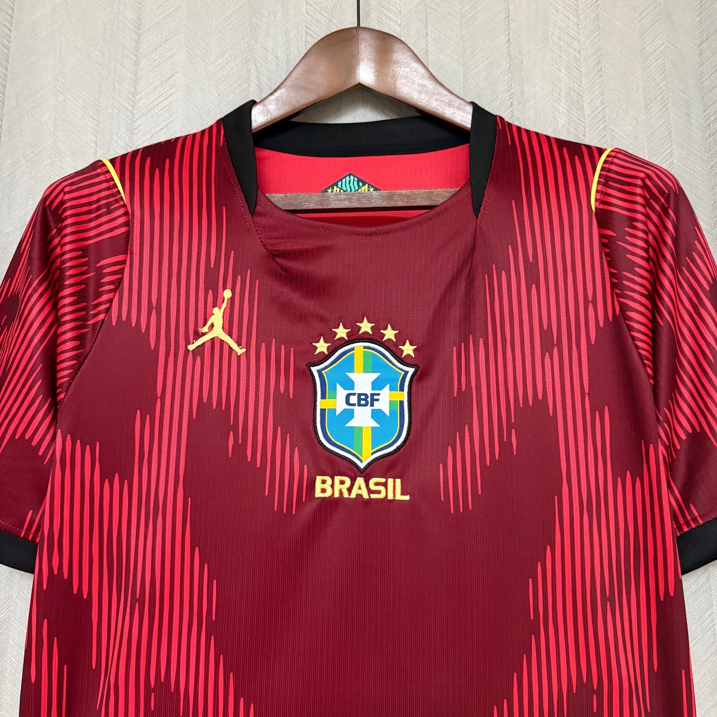 Camisola Brasil Vermelha Copa do Mundo 2026