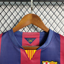 Camisa Barcelona Home Retrô 2014/15 - Vermelha e Azul