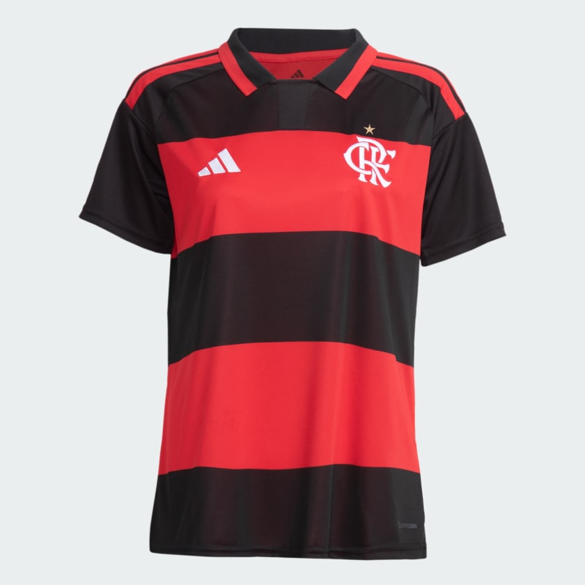 Camisola FEMININA Flamengo Vermelha Home 2026/27