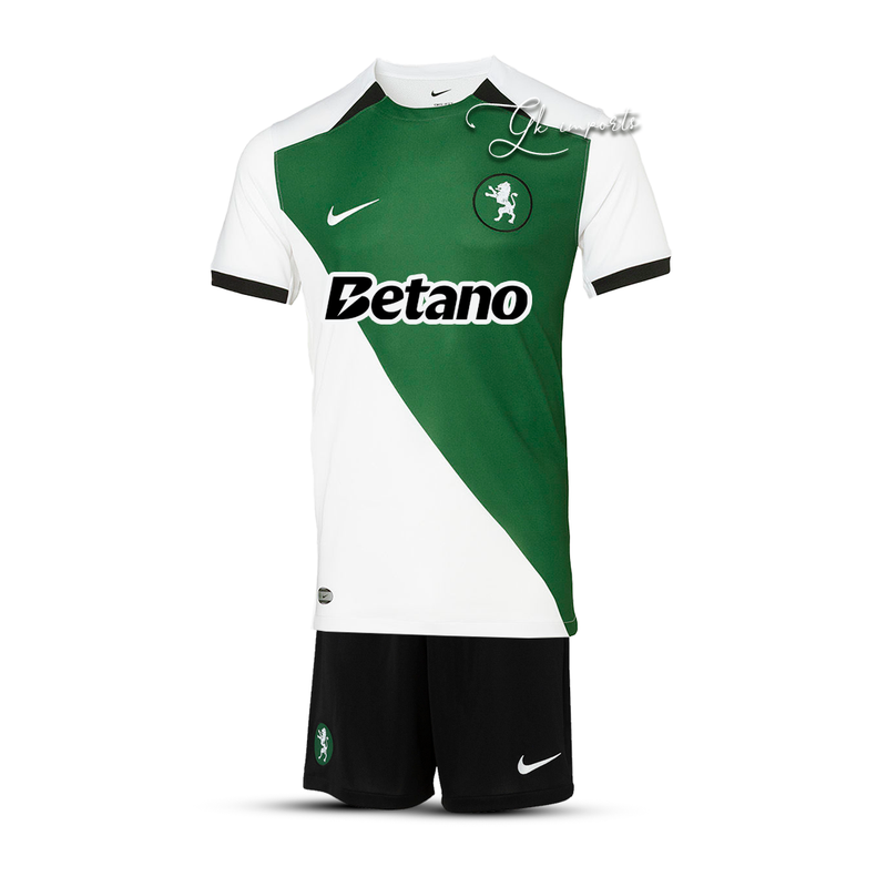 Conjunto infantil STROMP verde/branca 2024/25