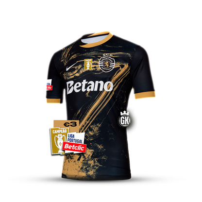 Camisola especial preta e dourada “7” Ronaldo terceiro equipamento 2024/25