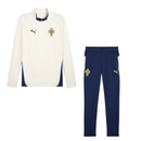 Fato de Treino portugal 2025/26 Meio fecho branco e azul