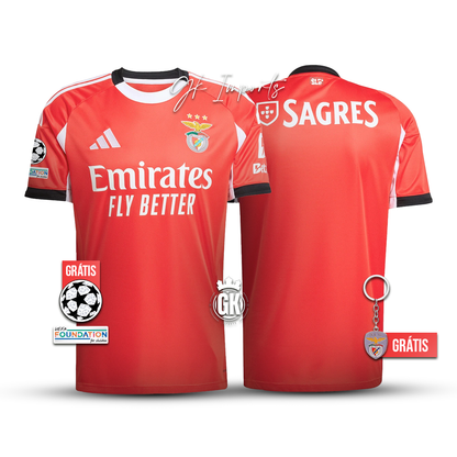 Camisola PRINCIPAL vermelha 2025/26