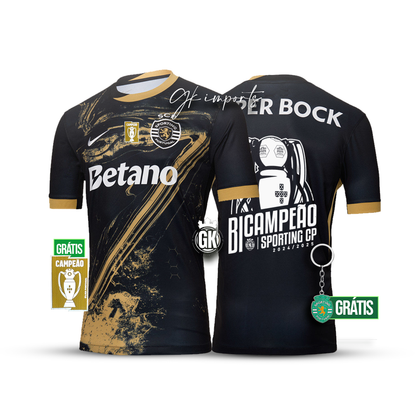 Camisola BICAMPEÃO especial preta e dourada “7” Ronaldo terceiro equipamento 2024/25